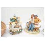 Vintage Ceramic & Porcelain Collectibles, Figurines, Music Boxes