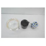 (3ct) Canisters. 1 Poly, 2 ceramic