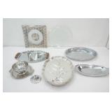 Vintage International Silver Co Chippendale Platter; Vintage Irvinware, Vintage International Decorator Stainless Steel and more