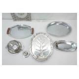 Vintage International Silver Co Chippendale Platter; Vintage Irvinware, Vintage International Decorator Stainless Steel and more