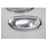 Vintage International Silver Co Chippendale Platter; Vintage Irvinware, Vintage International Decorator Stainless Steel and more