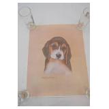 (3ct) Vintage Lithograph Art Prints. (Reproductions) "Master Simpson", "Pinkie", "Puppy Love"
