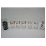 Solid Wood Bed Risers; Vintage Glasses