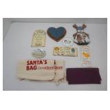 Slate Wall Decor; Vintage Scandinavian Art; Canvas Bags
