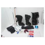 Cains; Medical Boots; Ice Packs; Knee Braces.