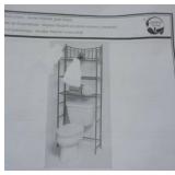Bathroom Shelf. Over-The-Toilet. Complete with hardware and instructions. Satin Nickel Finish
