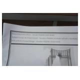 Bathroom Shelf. Over-The-Toilet. Complete with hardware and instructions. Satin Nickel Finish