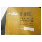 Vintage Slide Reel & Projector; Vintage Kodak Movie Projector; Vintage Brandi Automatic Cashier
