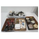 Vintage Ice Cream Stainless Steel, Vintage Wooden Toy Soldiers, Vintage Clocks and parts