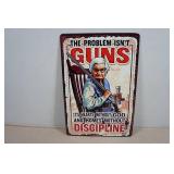 Vintage Style Metal Sign - The Problem Isn