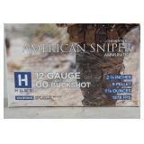 10 ZSR American Sniper Hunt 12 Gauge 2-3/4" 00 Buck Shotshells