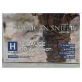 10 ZSR American Sniper Hunt 12 Gauge 2-3/4" 00 Buck Shotshells