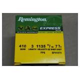 25 Remington Express .410 Bore 3" 7-1/2 Shot Shotshells