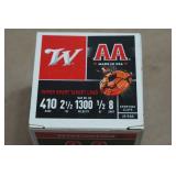 25 Winchester AA .410 Bore 2-1/2" 8 Shot Shotshells