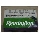 25 Remington Sportsman 12 Gauge 3" Steel 2 Shot Shotshells