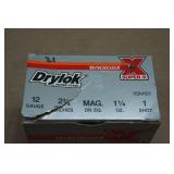21 Winchester Super-X Drylok 12 Gauge 2-3/4" Magnum Steel 1 Shot Shotshells