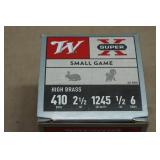 25 Winchester Super-X .410 Bore 2-1/2" 6 Shot Shotshells