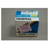 25 Federal Duck & Pheasant 20 Gauge 2-3/4" 4 Shot Shotshells