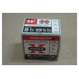 23 Winchester Super-X 20 Gauge 2-3/4" 7-1/2 Shot Shotshells