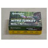10 Remington Nitro Turkey 12 Gauge 2-3/4" 4 Shot Shotshells