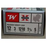 10 Winchester Super-X 12 Gauge 3" 5 Shot Turkey Shotshells