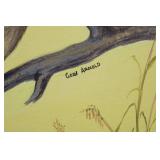 Geri Arnold Bird Painting - Perched on Branch 10