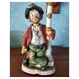 Porcelain Clown Clock