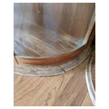 Vintage Wood & Glass Cabinet