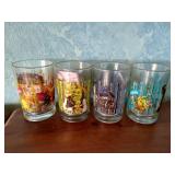 Set of (4) McDonalds Shrek Glasses