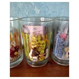 Set of (4) McDonalds Shrek Glasses