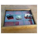 Shadow Box & (3) Small Misc Items
