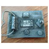 Brass Budweiser Belt Buckle