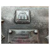 Brass Budweiser Belt Buckle
