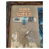 Large Sturgis Bike Week Budweiser Wall Clock