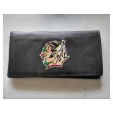 Fighting Sioux Leather Checkbook Cover - Unused