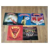 (5) Vintage LP Albums - 70s Rock