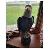 Tall Metal Eagle Figurine