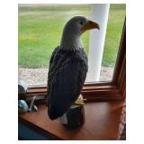 Tall Metal Eagle Figurine