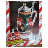 (2) Vintage Coca-Cola Candy Cane Steins - NIB