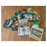 Large Misc Fighting Sioux Lot - Ticket Stubs, Stickers, Etc