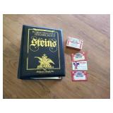 Budweiser Lot - Stein Book, Playing Cards, Etc