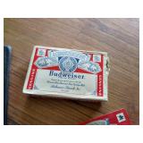 Budweiser Lot - Stein Book, Playing Cards, Etc