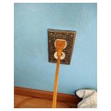 Tall Floor Lamp With Heavy Fabric Shade