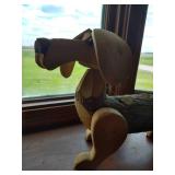 Rustic Wooden Dog
