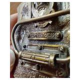 Vintage Brass Budweiser Belt Buckle