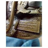 Vintage Brass Budweiser Belt Buckle