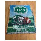 Fighting Sioux Football Throw Blanket