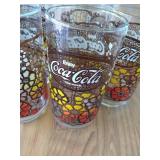 Set of (6) Vintage Coke Glasses