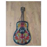 Stained Glass Guitar Wall Hanging