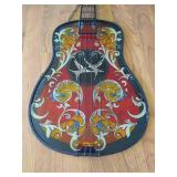 Stained Glass Guitar Wall Hanging